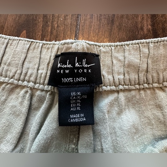 Nicole Miller Lenin Jogger Pants - Light Green - Picture 4 of 5